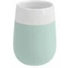WENKO Gobelet Salle De Bain, Porte Brosse à Dent Malta, Céramique, Ø 8x10,8 Cm, Vert Menthe/blanc 1 WENKO Gobelet Salle De Bain, Porte Brosse à Dent Malta, Céramique, Ø 8x10,8 Cm, Vert Menthe/blanc -WENKO Soldes 6578591 1
