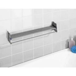 WENKO Séchoir Linge Mural, étendoir Mural Extensible, Usage Intérieur Et Extérieur, Longueur étendage 3,3m, Acier Inox, 70x12,5x11-35 Cm, Brillant 10 WENKO Séchoir Linge Mural, étendoir Mural Extensible, Usage Intérieur Et Extérieur, Longueur étendage 3,3m, Acier Inox, 70x12,5x11-35 Cm, Brillant -WENKO Soldes 6578601 4