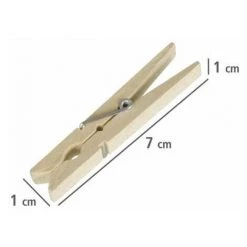 WENKO Lot De 50 Pinces à Linge, Pince à Linge Bois Certifié FSC® Pour étendre Le Linge Ou Pour Décorer, Bois, 7x1x1 Cm, Marron - Marron 9 WENKO Lot De 50 Pinces à Linge, Pince à Linge Bois Certifié FSC® Pour étendre Le Linge Ou Pour Décorer, Bois, 7x1x1 Cm, Marron - Marron -WENKO Soldes 6578658 3