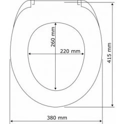 WENKO Abattant WC Prima, Abattant WC Avec Fixation Acier Inox, Facile D'entretien, MDF, 37x41 Cm, Blanc - Blanc 11 WENKO Abattant WC Prima, Abattant WC Avec Fixation Acier Inox, Facile D'entretien, MDF, 37x41 Cm, Blanc - Blanc -WENKO Soldes 6578669 5