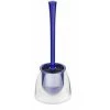 WENKO Brosse WC Silicone Fiesta, Brosse WC Noire, Plastique, Ø 14,5x37 Cm, Bleu - Transparent - Bleu 2 WENKO Brosse WC Silicone Fiesta, Brosse WC Noire, Plastique, Ø 14,5x37 Cm, Bleu - Transparent - Bleu -WENKO Soldes 6578685 1