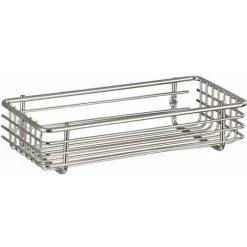 WENKO Etagère Murale Salle De Bain Droite Milano, Panier De Douche Fixation Murale, Acier, 25x6x12 Cm, Mat - Mat