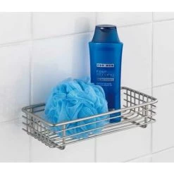 WENKO Etagère Murale Salle De Bain Droite Milano, Panier De Douche Fixation Murale, Acier, 25x6x12 Cm, Mat - Mat 7 WENKO Etagère Murale Salle De Bain Droite Milano, Panier De Douche Fixation Murale, Acier, 25x6x12 Cm, Mat - Mat -WENKO Soldes 6578696 3