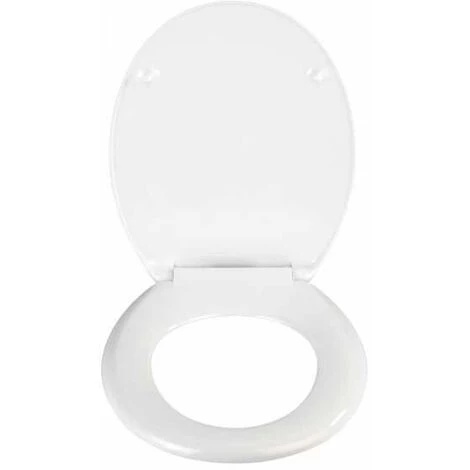 WENKO Abattant WC Original Waterdrop, Abattant WC Frein De Chute , Fixation Inox, Duroplast Antibactérien, 36,5x44,5 Cm, Gris - Multicolore 4 WENKO Abattant WC Original Waterdrop, Abattant WC Frein De Chute , Fixation Inox, Duroplast Antibactérien, 36,5x44,5 Cm, Gris - Multicolore – Image 2