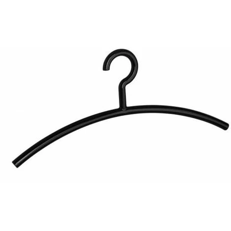 WENKO Cintre Plastique Mir Noir - Noir 3 WENKO Cintre Plastique Mir Noir - Noir