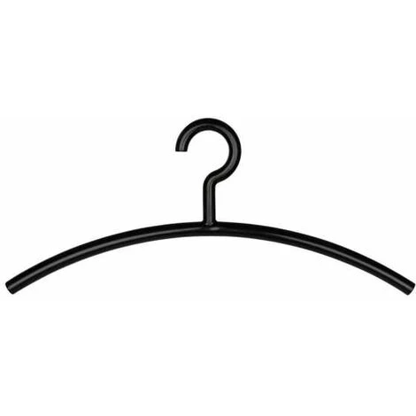 WENKO Cintre Plastique Mir Noir - Noir 4 WENKO Cintre Plastique Mir Noir - Noir – Image 2