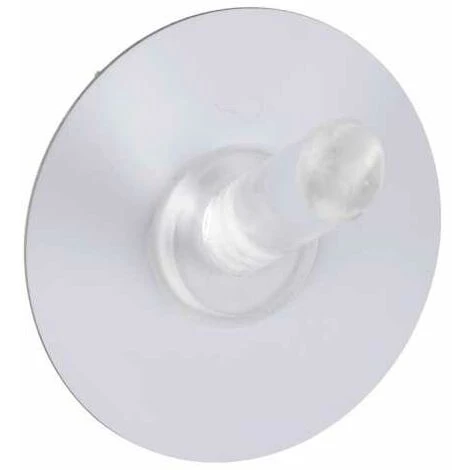 WENKO Static-Loc® Crochet Adhésif Mural ø5 Cm, Blanc - Blanc 3 WENKO Static-Loc® Crochet Adhésif Mural ø5 Cm, Blanc - Blanc