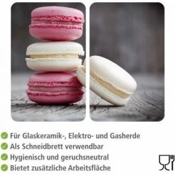 WENKO Protection Plaque De Cuisson, Couvre Plaque De Cuisson En Verre "Macaron", Lot De 2, Verre Trempé, 30x52 Cm, Multicolore 9 WENKO Protection Plaque De Cuisson, Couvre Plaque De Cuisson En Verre "Macaron", Lot De 2, Verre Trempé, 30x52 Cm, Multicolore -WENKO Soldes 6578764 3