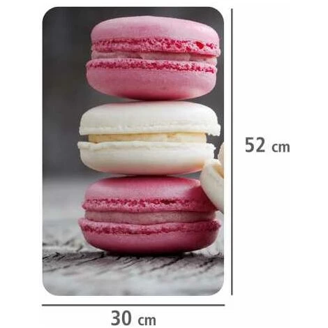WENKO Protection Plaque De Cuisson, Couvre Plaque De Cuisson En Verre "Macaron", Lot De 2, Verre Trempé, 30x52 Cm, Multicolore 6 WENKO Protection Plaque De Cuisson, Couvre Plaque De Cuisson En Verre "Macaron", Lot De 2, Verre Trempé, 30x52 Cm, Multicolore – Image 4