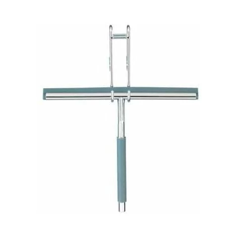 WENKO Raclette Salle De Bain, Raclette De Douche à Suspendre Cave, Acier Inox - Silicone, 26x21,5 Cm, Brillant - Gris - Brillant 3 WENKO Raclette Salle De Bain, Raclette De Douche à Suspendre Cave, Acier Inox - Silicone, 26x21,5 Cm, Brillant - Gris - Brillant