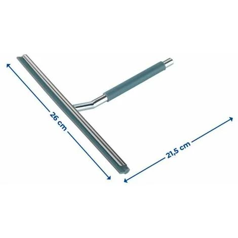 WENKO Raclette Salle De Bain, Raclette De Douche à Suspendre Cave, Acier Inox - Silicone, 26x21,5 Cm, Brillant - Gris - Brillant 6 WENKO Raclette Salle De Bain, Raclette De Douche à Suspendre Cave, Acier Inox - Silicone, 26x21,5 Cm, Brillant - Gris - Brillant – Image 4