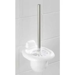 WENKO Brosse WC Murale Pure, Plastique, 15,5x36x16 Cm, Blanc - Blanc 6 WENKO Brosse WC Murale Pure, Plastique, 15,5x36x16 Cm, Blanc - Blanc -WENKO Soldes 6578832 2