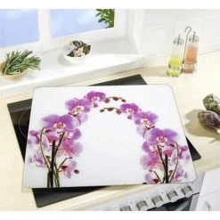 WENKO Fond De Hotte, Crédence Cuisine En Verre, "Orchideés", Verre Trempé, 50x56 Cm, Multicolore 9 WENKO Fond De Hotte, Crédence Cuisine En Verre, "Orchideés", Verre Trempé, 50x56 Cm, Multicolore -WENKO Soldes 6578850 3