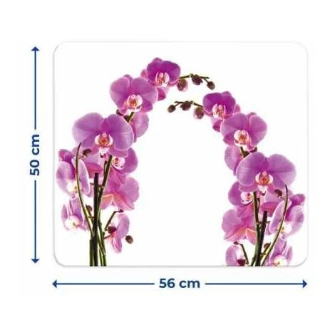 WENKO Fond De Hotte, Crédence Cuisine En Verre, "Orchideés", Verre Trempé, 50x56 Cm, Multicolore 6 WENKO Fond De Hotte, Crédence Cuisine En Verre, "Orchideés", Verre Trempé, 50x56 Cm, Multicolore – Image 4