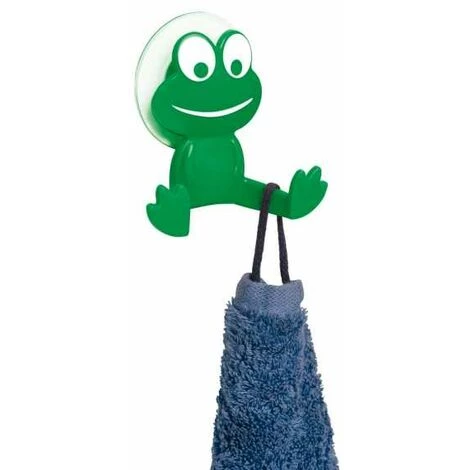 WENKO Crochet à Ventouse Grenouille Vert - Vert 5 WENKO Crochet à Ventouse Grenouille Vert - Vert – Image 3