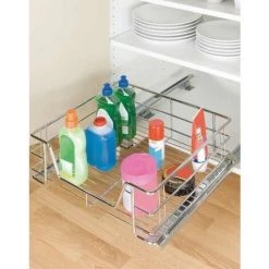 WENKO Tiroir Coulissant Cuisine Pour Placard, Aménagement Intérieur Placard, Midi, Acier, 51x18,5x40 Cm Cm, Chromé - Chromé 7 WENKO Tiroir Coulissant Cuisine Pour Placard, Aménagement Intérieur Placard, Midi, Acier, 51x18,5x40 Cm Cm, Chromé - Chromé -WENKO Soldes 6578866 3