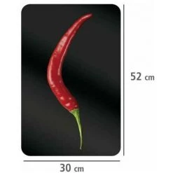 WENKO Protection Plaque De Cuisson, Couvre Plaque De Cuisson En Verre "Hot Pepperoni", Lot De 2, Verre Trempé, 30x52 Cm, Multicolore 10 WENKO Protection Plaque De Cuisson, Couvre Plaque De Cuisson En Verre "Hot Pepperoni", Lot De 2, Verre Trempé, 30x52 Cm, Multicolore -WENKO Soldes 6578867 4