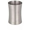 WENKO Porte Brosse à Dent, Gobelet Salle De Bain, Pieno, Acier Inox, Ø 6,7x10 Cm, Mat - Satiné