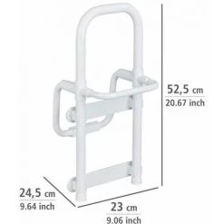 WENKO Poignée Pour Baignoire Secura, Marche Pied Baignoire Antidérapant, Système Accès Baignoire, Capacité 150 Kg, Aluminium - Plastique, 24,5 X 52,5 X 23 Cm, Blanc - Blanc 9 WENKO Poignée Pour Baignoire Secura, Marche Pied Baignoire Antidérapant, Système Accès Baignoire, Capacité 150 Kg, Aluminium - Plastique, 24,5 X 52,5 X 23 Cm, Blanc - Blanc -WENKO Soldes 6578886 3