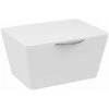 WENKO Boîte Avec Couvercle Brasil, Panier De Rangement, Panier De Salle De Bain Avec Couvercle, Plastique (PET), 19 X 10 X 15.5 Cm, Blanc - Blanc 1 WENKO Boîte Avec Couvercle Brasil, Panier De Rangement, Panier De Salle De Bain Avec Couvercle, Plastique (PET), 19 X 10 X 15.5 Cm, Blanc - Blanc -WENKO Soldes 6578976 1