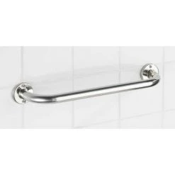 WENKO Barre D'appui WC Basic, Poignée Murale Salle De Bain, Fixation Murale, Acier Inoxydable, 46x6x9,5 Cm, Brillant - Brillant 6 WENKO Barre D'appui WC Basic, Poignée Murale Salle De Bain, Fixation Murale, Acier Inoxydable, 46x6x9,5 Cm, Brillant - Brillant -WENKO Soldes 6578980 2