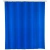 WENKO Rideau De Douche Uni, Rideau De Douche 120x200 Cm, Imperméable à L'eau, 8 Anneaux Rideau De Douche En Plastique Blanc Inclus, PEVA Matériau Recyclé Et Recyclable, 120x200 Cm, Bleu Nuit - Bleu - Bleu Foncé 2 WENKO Rideau De Douche Uni, Rideau De Douche 120x200 Cm, Imperméable à L'eau, 8 Anneaux Rideau De Douche En Plastique Blanc Inclus, PEVA Matériau Recyclé Et Recyclable, 120x200 Cm, Bleu Nuit - Bleu - Bleu Foncé -WENKO Soldes 6579018 1