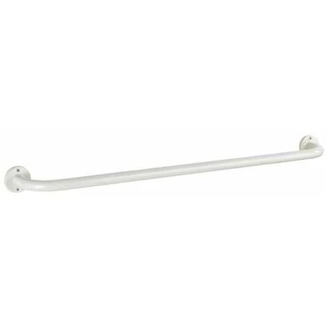 WENKO Porte Serviettes Salle De Bain Mural, Basic, Acier, L80 Cm, Blanc 3 WENKO Porte Serviettes Salle De Bain Mural, Basic, Acier, L80 Cm, Blanc