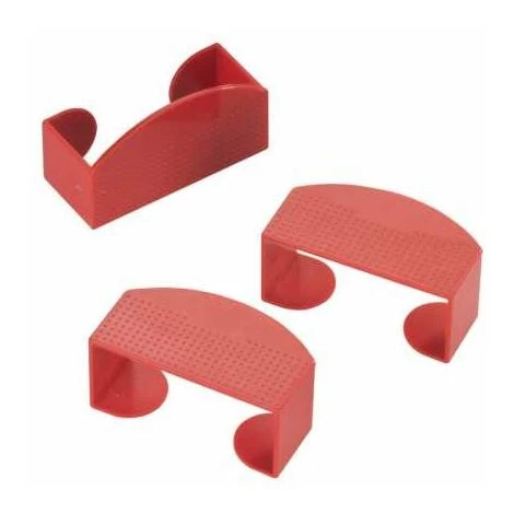 WENKO Clip De Marquage Pour Rubans Adhésifs - Rouge 3 WENKO Clip De Marquage Pour Rubans Adhésifs - Rouge
