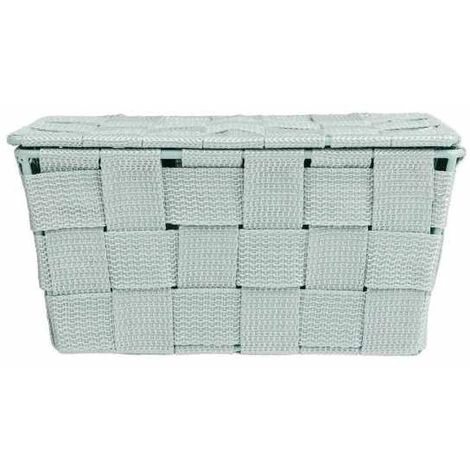 WENKO Panier De Rangement Salle De Bain Avec Couvercle Adria, Petite Boite De Rangement, Polypropylène, 19x14x10 Cm, Menthe 5 WENKO Panier De Rangement Salle De Bain Avec Couvercle Adria, Petite Boite De Rangement, Polypropylène, 19x14x10 Cm, Menthe – Image 3