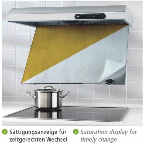 WENKO Filtre Hotte, Filtre à Graisse Pour Hotte Aspirante - Blanc 4 WENKO Filtre Hotte, Filtre à Graisse Pour Hotte Aspirante - Blanc – Image 2