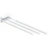 WENKO Porte Serviette Salle De Bain Mural, 3 Barres Porte Serviette Télescopiques, Trio Basic, Métal-plastique, L43-77 Cm, Blanc - Blanc 1 WENKO Porte Serviette Salle De Bain Mural, 3 Barres Porte Serviette Télescopiques, Trio Basic, Métal-plastique, L43-77 Cm, Blanc - Blanc -WENKO Soldes 6579116 1