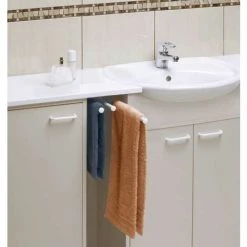WENKO Porte Serviette Salle De Bain Mural, 3 Barres Porte Serviette Télescopiques, Trio Basic, Métal-plastique, L43-77 Cm, Blanc - Blanc 5 WENKO Porte Serviette Salle De Bain Mural, 3 Barres Porte Serviette Télescopiques, Trio Basic, Métal-plastique, L43-77 Cm, Blanc - Blanc -WENKO Soldes 6579116 2