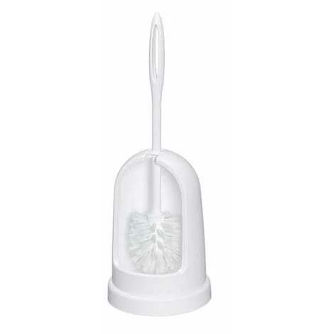 WENKO Brosse WC Standard, Excellent Rapport Qualité/prix, Plastique, Ø 13x42 Cm, Blanc 3 WENKO Brosse WC Standard, Excellent Rapport Qualité/prix, Plastique, Ø 13x42 Cm, Blanc