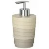 WENKO Distributeur Savon Liquide Cuzco à Relief, Capacité 200ml, Polyrésine, Ø 8x15 Cm, Beige - Gris - Gris 1 WENKO Distributeur Savon Liquide Cuzco à Relief, Capacité 200ml, Polyrésine, Ø 8x15 Cm, Beige - Gris - Gris -WENKO Soldes 6579147 1