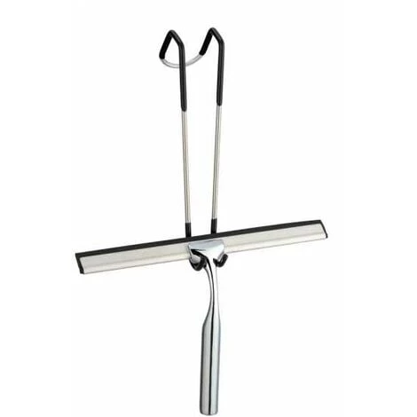 WENKO Raclette Salle De Bain, Raclette De Douche, Terni, Chrome, 24,5x16,5 Cm, Brillant - Chromé 4 WENKO Raclette Salle De Bain, Raclette De Douche, Terni, Chrome, 24,5x16,5 Cm, Brillant - Chromé – Image 2