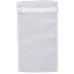 WENKO Filet Linge Machine à Laver, Sac à Linge Machine à Laver Spécialement Conçu Pour Le Linge Délicat, Avec Fermeture éclair, Capacité 1kg, Polyester De Haute Qualité, 45x25 Cm, Blanc - Blanc