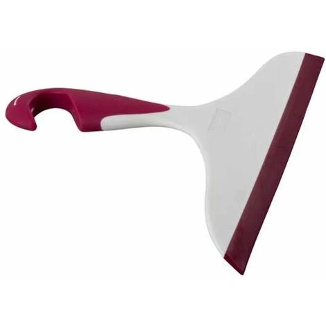 WENKO Raclette De Douche, Raclette Salle De Bain, Avec Crochet De Suspension, Loano, Plastique, L23x17 Cm, Rose - Rose 4 WENKO Raclette De Douche, Raclette Salle De Bain, Avec Crochet De Suspension, Loano, Plastique, L23x17 Cm, Rose - Rose – Image 2