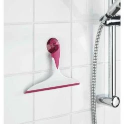 WENKO Raclette De Douche, Raclette Salle De Bain, Avec Crochet De Suspension, Loano, Plastique, L23x17 Cm, Rose - Rose 7 WENKO Raclette De Douche, Raclette Salle De Bain, Avec Crochet De Suspension, Loano, Plastique, L23x17 Cm, Rose - Rose -WENKO Soldes 6579202 3