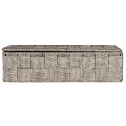 WENKO Organiseur Salle De Bain 4 Compartiments Adria, Petit Panier Rangement Salle De Bain Avec Couvercle, Polypropylène, 26x17x7.5 Cm, Taupe - Gris - Taupe 10 WENKO Organiseur Salle De Bain 4 Compartiments Adria, Petit Panier Rangement Salle De Bain Avec Couvercle, Polypropylène, 26x17x7.5 Cm, Taupe - Gris - Taupe -WENKO Soldes 6579239 4