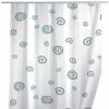 WENKO Rideau De Douche Original Escargot, Rideau De Douche 180x200 Cm, Lavable En Machine Et Waterproof, 12 Anneaux Rideau De Douche En Plastique Blanc Inclus, Polyester, 180x200 Cm, Gris - Blanc - Blanc 1 WENKO Rideau De Douche Original Escargot, Rideau De Douche 180x200 Cm, Lavable En Machine Et Waterproof, 12 Anneaux Rideau De Douche En Plastique Blanc Inclus, Polyester, 180x200 Cm, Gris - Blanc - Blanc -WENKO Soldes 6579250 1