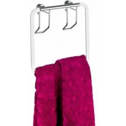 WENKO Porte Serviette Salle De Bain Mural, Anneau Porte Serviettes Mural Premium, Acier Inox, 17x4 Cm, Brillant - Brillant 8 WENKO Porte Serviette Salle De Bain Mural, Anneau Porte Serviettes Mural Premium, Acier Inox, 17x4 Cm, Brillant - Brillant -WENKO Soldes 6579278 2