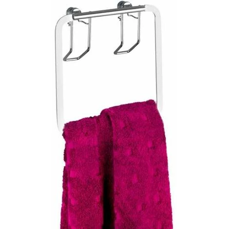 WENKO Porte Serviette Salle De Bain Mural, Anneau Porte Serviettes Mural Premium, Acier Inox, 17x4 Cm, Brillant - Brillant 4 WENKO Porte Serviette Salle De Bain Mural, Anneau Porte Serviettes Mural Premium, Acier Inox, 17x4 Cm, Brillant - Brillant – Image 2