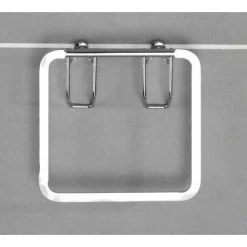 WENKO Porte Serviette Salle De Bain Mural, Anneau Porte Serviettes Mural Premium, Acier Inox, 17x4 Cm, Brillant - Brillant 11 WENKO Porte Serviette Salle De Bain Mural, Anneau Porte Serviettes Mural Premium, Acier Inox, 17x4 Cm, Brillant - Brillant -WENKO Soldes 6579278 5