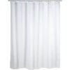 WENKO Rideau De Douche Blanc Uni, Rideau De Douche 180x200 Cm, Lavable En Machine Et Waterproof, 12 Anneaux Rideau De Douche En Plastique Blanc Inclus, 100% Polyester, 180x200 Cm, Blanc - Blanc 2 WENKO Rideau De Douche Blanc Uni, Rideau De Douche 180x200 Cm, Lavable En Machine Et Waterproof, 12 Anneaux Rideau De Douche En Plastique Blanc Inclus, 100% Polyester, 180x200 Cm, Blanc - Blanc -WENKO Soldes 6579320 1