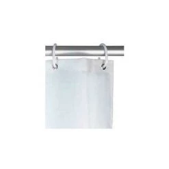 WENKO Rideau De Douche Blanc Uni, Rideau De Douche 180x200 Cm, Lavable En Machine Et Waterproof, 12 Anneaux Rideau De Douche En Plastique Blanc Inclus, 100% Polyester, 180x200 Cm, Blanc - Blanc 7 WENKO Rideau De Douche Blanc Uni, Rideau De Douche 180x200 Cm, Lavable En Machine Et Waterproof, 12 Anneaux Rideau De Douche En Plastique Blanc Inclus, 100% Polyester, 180x200 Cm, Blanc - Blanc -WENKO Soldes 6579320 3