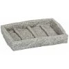 WENKO Porte Savon Granite, Polyrésine Effet Granit, 13,5x2,2x9,1 Cm, Gris - Gris 1 WENKO Porte Savon Granite, Polyrésine Effet Granit, 13,5x2,2x9,1 Cm, Gris - Gris -WENKO Soldes 6579396 1