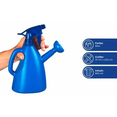 WENKO Arrosoir, Vaporisateur Plantes, Arrosoir Plante Intérieur Et Extérieur, 800 Ml - Bleu 5 WENKO Arrosoir, Vaporisateur Plantes, Arrosoir Plante Intérieur Et Extérieur, 800 Ml - Bleu – Image 3