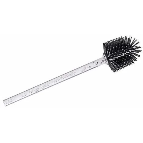 WENKO Brosse WC Silicone De Rechange, Brosse WC Noire Avec Manche Transparent Bubble, Ø 7,5x35 Cm, Noir - Transparent - Transparent 3 WENKO Brosse WC Silicone De Rechange, Brosse WC Noire Avec Manche Transparent Bubble, Ø 7,5x35 Cm, Noir - Transparent - Transparent