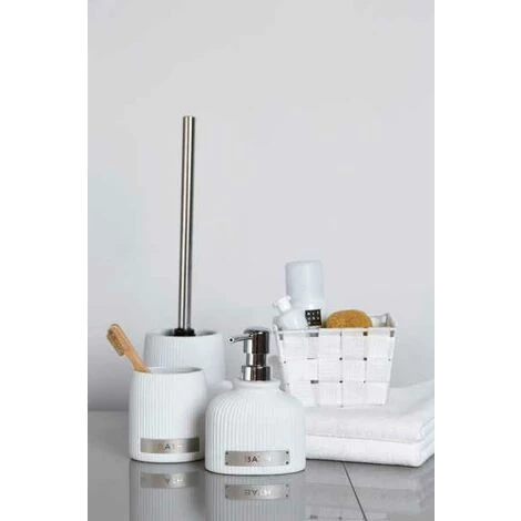 WENKO Petit Panier Salle De Bain Adria Mini, rangement Salle De Bain, Polypropylène, 14x9x14 Cm, Blanc - Blanc 4 WENKO Petit Panier Salle De Bain Adria Mini, rangement Salle De Bain, Polypropylène, 14x9x14 Cm, Blanc - Blanc – Image 2