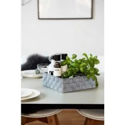 WENKO Organiseur Tiroir Cuisine Avec Rangement Amovible Adria L, Boite Rangement Salle De Bain, Plastique, 26x26x9 Cm, Gris - Gris 10 WENKO Organiseur Tiroir Cuisine Avec Rangement Amovible Adria L, Boite Rangement Salle De Bain, Plastique, 26x26x9 Cm, Gris - Gris -WENKO Soldes 6579468 4